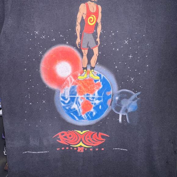 1996 MTV World Tour Dennis Rodman Glow in the Dark - Large 22x30 - Picture 2 of 5